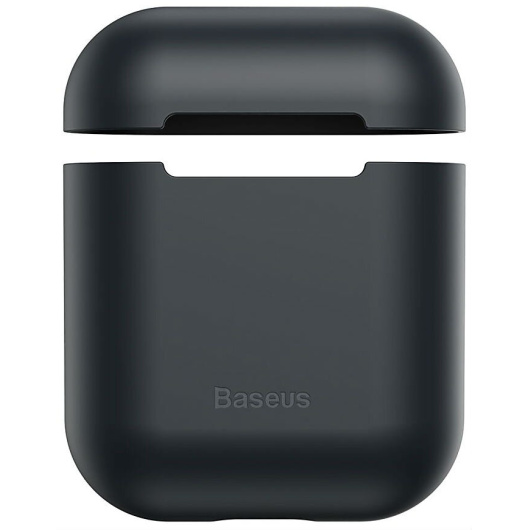 Чехол BASEUS Ultrathin для Airpods 1/2, черный