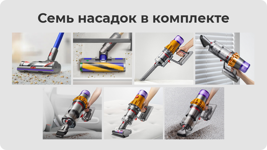 Ручной беспроводной пылесос Dyson V12 Detect Slim Absolute, серебристый