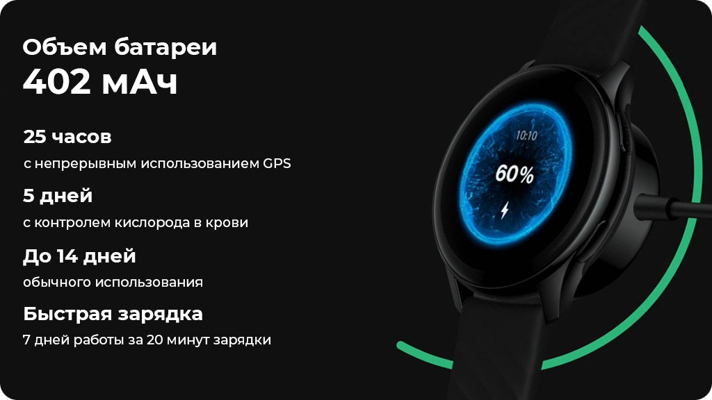 Умные часы OnePlus Watch лунное серебро